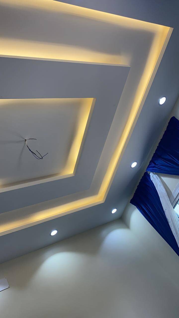 غرفه نوم جبس بورد اسقف - مشروع سكني