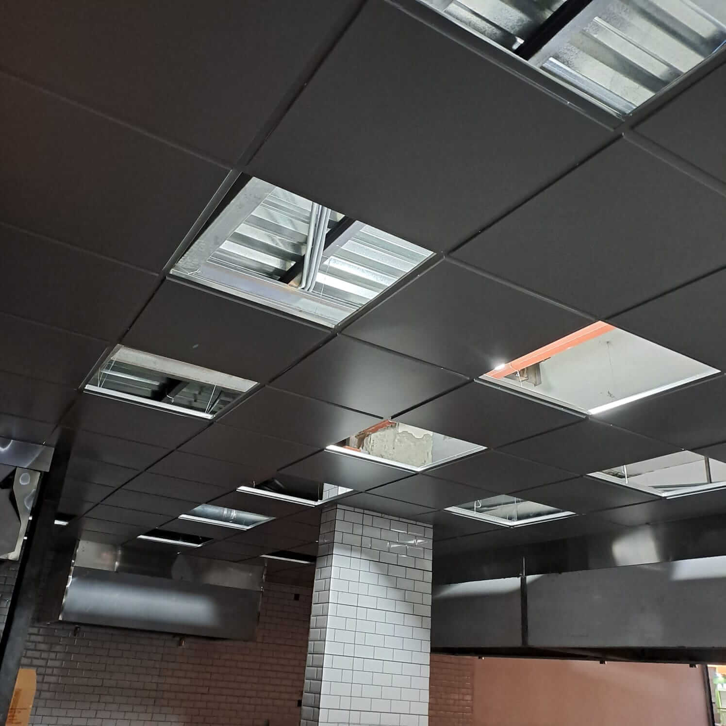 اسقف مستعارة المنيوم مطعم - مشروع تجاري